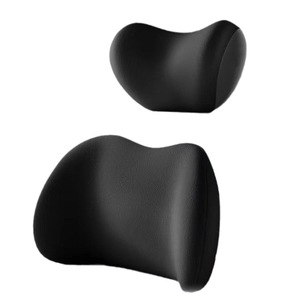 Yüksek kalite lüks süet araba kafalık yastık bel geri suppo boyun yastıklar araba için - Product Image 1