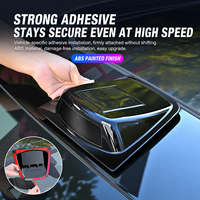 Lumière de voiture solaire LED, projecteur laser, accessoires de protection personnalisés pour voiture, ventilation, modification de l'apparence