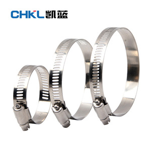 Colliers de serrage en acier inoxydable Chkl 304 pour tuyaux de gaz, surveillance et réparation de hottes de cuisine - Product Image 1