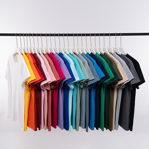 T-shirt Vierge en Gros Personnalisé 100 % Coton, Impression de Logo pour Hommes, T-shirts Unis Imprimés Blancs et Noirs - Product Image 3