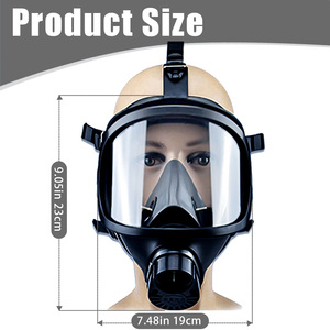 Cartucho de máscara de gas para protección profesional contra vapores orgánicos/gases ácidos/partículas, para respuesta a emergencias de incendios químicos - Product Image 4