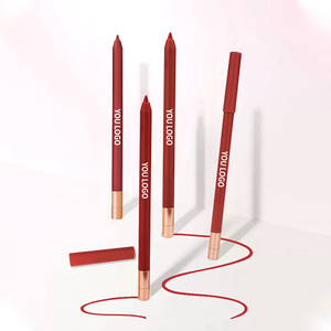 MLM Custom Logo Vegan Creamy Makeup Long-lasting Blending LipLiner with Transfer Resistant Formula Private Label <b>Lip</b> <b>Liner</b> Brown - Product Image 4