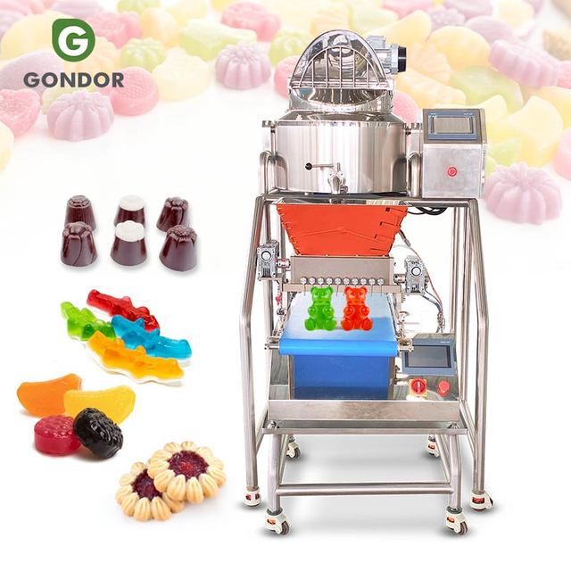 Jelly Deposit Lab Scale Gummy Candy and Hard Lollipop Depositor Make Machine Production Equipment Medium Size