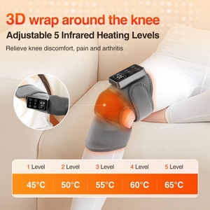 Masajeador Eléctrico Inalámbrico para Rodilla 2025, 3 Vibraciones, 5 Niveles de Calor, Masaje Térmico para Hombro y Codo, Soporte para Rodilla, Articulación - Product Image 4
