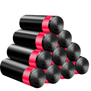 Bolsas de Basura Resistentes y a Prueba de Fugas de 9L a 80L con Cordón, Bolsas de Basura de Plástico PE para Cocina/Oficina, Tamaño Pequeño, Mediano y Grande - Product Image 1