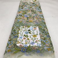 Blouses respirantes directes d'usine pour femmes nouveau tissu de dentelle brodée colorée robes de soirée Qipao toutes les couleurs Textiles de maison