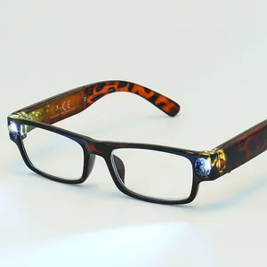 2023 yeni yıl toptan 1.6 güç Zoom Max gözlükleri büyük görüş pil mum şarj edilebilir büyüteçli Led okuma gözlüğü