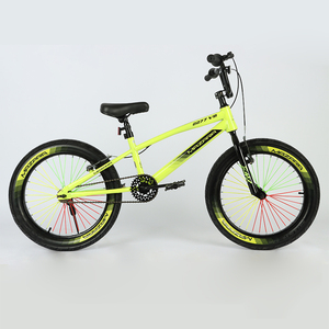 Vélo de course <span class=keywords><strong>BMX</strong></span> à une vitesse, frein V, cadre en acier, roues de 20 pouces, léger et durable pour les entraînements - Product Image 4