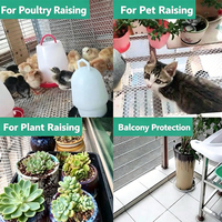 Clôture de protection extérieure en nylon et HDPE renforcée par fil métallique, idéale pour plantes, animaux domestiques (chats et chiens) – Vente chaude directe usine