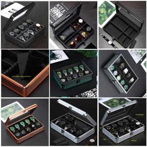 Estuche <span class=keywords><strong>de</strong></span> Viaje <span class=keywords><strong>de</strong></span> Aluminio <span class=keywords><strong>de</strong></span> Alta Calidad con 10 Ranuras para Relojes, Caja <span class=keywords><strong>de</strong></span> Regalo para Colección <span class=keywords><strong>de</strong></span> Relojes, Organizador <span class=keywords><strong>de</strong></span> Relojes - Product Image 6