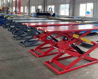 Pont Élévateur Ciseaux Ultra-plat de 3500kg/4000kg à Poser au Sol avec Certification CE