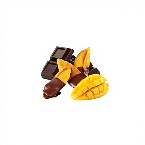 Rodajas de Kiwi, Naranja, Fresa y Maracuyá Recubiertas de Chocolate, Snack Tropical Dulce en Forma de Bola, Procesadas en Sirope - Product Image 2