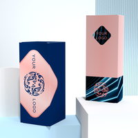 Cajas Cosméticas Personalizadas con Impresión a Doble Cara, Caja de Papel para Botellas de Vidrio con Gotero de Aceite Esencial, Empaque para Cuidado de la Piel con Logotipo