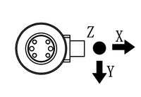 Fibos FA703 Sensor de fuerza de 3 ejes FxFyFz Célula de carga Transductor de fuerza de varios ejes 50N 100N 200N 300N 500N Acero inoxidable Industrial