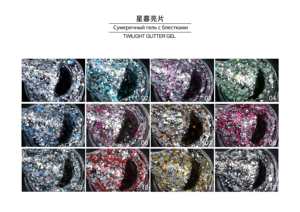 El mejor esmalte de gel uv popular de larga duración en 12 colores disco colorido crepúsculo brillo - Product Image 2