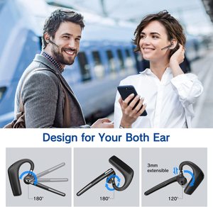 Écouteur <span class=keywords><strong>Bluetooth</strong></span> G6 pour bureau, avec micro à réduction de bruit Aptx, compatible <span class=keywords><strong>iPhone</strong></span> et Android, pour chauffeurs de camion et de bus - Product Image 4