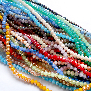 4/6/8mm <span class=keywords><strong>10mm</strong></span> mặt pha lê hạt lỏng Spacer Vòng hạt thủy tinh cho đồ trang sức làm vòng đeo tay bông tai Phụ kiện tự làm - Product Image 2