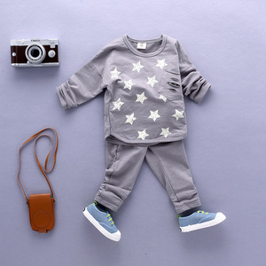 Hot Sale Boy Children's <b>Clothes</b> T-shirt and Pants Set at Price List - Product Image 2