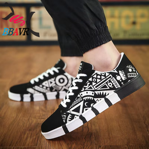 Nueva Llegada, Zapatos Deportivos Casuales de Lona Transpirables con Estampado de Moda y Personalidad - Product Image 3