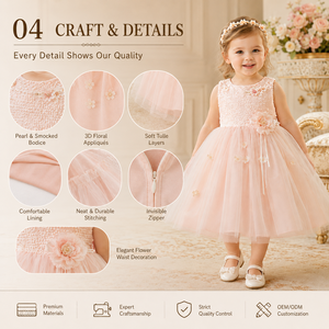 Robe à Paillettes pour Filles, Robe de Demoiselle d'Honneur à Paillettes, Robe de Cérémonie Bordeaux avec Nœud Papillon, Vente en Gros Directe Usine, OEM ODM - Product Image 4