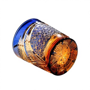 Bicchiere <span class=keywords><strong>da</strong></span> <span class=keywords><strong>whisky</strong></span> e liquori <span class=keywords><strong>da</strong></span> uomo in cristallo Edo Kiriko inciso in stile giapponese, <span class=keywords><strong>da</strong></span> <span class=keywords><strong>collezione</strong></span>, lusso leggero, retrò - Product Image 2