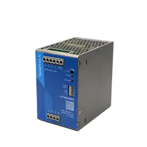 RUIST LITF480-26B24ハイエンド480W24V 20A三相3入力320〜600VAC入力DINレール電源 (PFC機能付き)