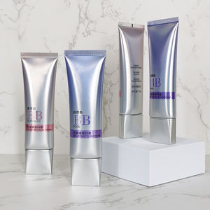 Base de maquillage souple vide personnalisée BB <span class=keywords><strong>CC</strong></span> Cream 5- 50 ml bouteille à presser en plastique avec tube - Product Image 3