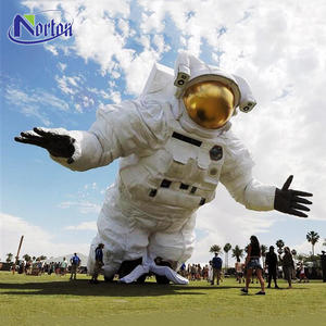 Tùy Chỉnh Phổ Biến Ngoài Trời Nghệ Thuật Hiện Đại Thiết Kế Cuộc Sống-Kích Thước Không Gian Biển Sợi Thủy Tinh Con Số Màu Trắng Nhựa Phi Hành Gia Bức Tượng - Product Image 6