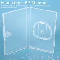 WEISHENG Vente en gros de boîtes de jeu PSP transparentes de remplacement avec étui, mini support de disque de jeu vidéo, boîte de protection en plastique pour jeux UMD