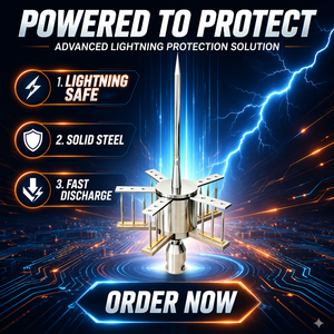Paratonnerre ESE en <span class=keywords><strong>acier</strong></span> inoxydable pour la protection des bâtiments, système de protection contre les <span class=keywords><strong>orages</strong></span> de qualité industrielle - Product Image 1