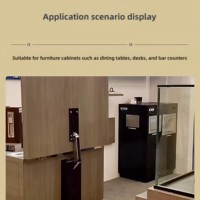 Table relevable RAMPup en PVC commercial, robuste, avec amortisseur silencieux pour le levage des comptoirs de bar et de cuisine