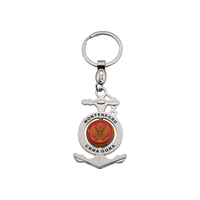 Llavero de Metal Personalizado de Alta Calidad a Buen Precio para Mayoristas, Fundición a Presión 3D, Llavero de Recuerdo Plateado para Coche