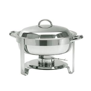 Pemanas makanan prasmanan bundar untuk restoran, dengan tempat bahan bakar, untuk memanaskan dan memajang makanan panas. - Product Image 1