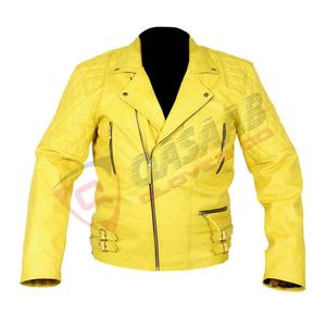 แจ็กเก็ตหนังแกะแท้แฟชั่นมาใหม่แจ็กเก็ตแฟชั่นหนังแกะตามสั่งขนาด - Product Image 4