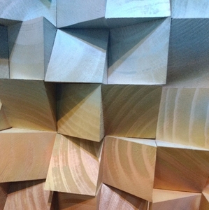 Appendere la pittura a mano decorazione moderna arte della parete 3D pino in legno massello antico piastrelle di legno sala modello luce dipinti di lusso - Product Image 6