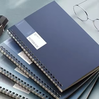 Carnet de notes à spirale B5 A5, design simple et élégant, épaissi, personnalisable, pour exercices, journal intime, vente en gros
