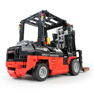 Mould King-modelo de carretilla elevadora 13106, máquina de apilamiento de ingeniería, bloques de construcción, juguetes de construcción para regalos