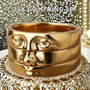 Anillo de Cobre Ajustable Abierto Chapado en Oro de 18K, Estilo Vintage, Apilable, <span class=keywords><strong>para</strong></span> Boda, Compromiso, Joyería <span class=keywords><strong>para</strong></span> Mujeres y Hombres - Product Image 2