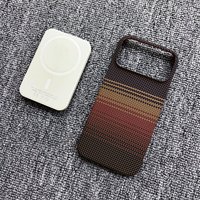 Coque de téléphone iPhone17 avec motif animal, sans cadre, givrée, magnétique, résistante aux chutes, coque rigide
