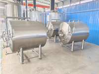 Tonsen 500L 1000L 2000L réservoir de bière lumineux horizontal BBT