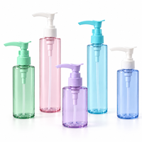 Distributeur de savon liquide 50ml 60ml 100ml 120ml avec pompe bec de canard, flacon vide en PET pour shampoing et gel douche de voyage, OEM