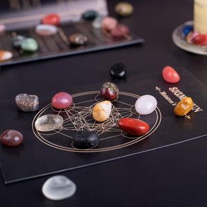128 pièces - Pierres et cristaux roulés sélectionnés à la main en vrac pour la guérison, le Reiki, la méditation, la sorcellerie et la décoration intérieure - Product Image 4