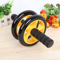 Rouleau abdominal pliable silencieux à double roue robuste OEM pour entraînement de base et abdominaux à domicile, idéal pour la remise en forme et le fitness