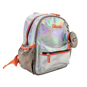 Cartables argentés réfléchissants personnalisables pour garçons Sac à dos original pour adolescente - Product Image 5