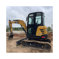 Ekskavator HANY Sy35u asli Tiongkok diskon 3ton ekskavator Backhoe Mini Crawler hidrolik dalam Harga bagus Bulldozer Loader