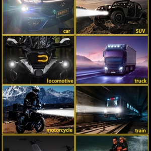 Work Light 6000K S11 Led Headlight High Low Beam With Switch Mini Driving Light Motorcycle Led Light - Product Image 6