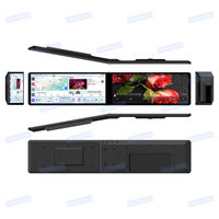 Reproductor de Radio para coche Android con pantalla dual de 12,3 pulgadas, navegación GPS para coche con Playstore BT, reproductor Multimedia de DVD Carplay