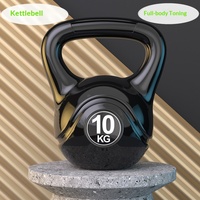 Haltères et Kettlebells pour la Remise en Forme et la Perte de Poids – 12kg, 15kg, 20kg – Noir – Modèle Commercial pour le Renforcement des Hanches et l'Amélioration des Fessiers