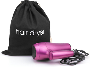 ไดร์เป่าผมผ้าฝ้าย32X38ซม. กระเป๋าหูรูดสำหรับเดินทางโรงแรมและที่เก็บของในบ้าน - Product Image 2