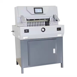 Mesin pemotong kertas elektrik kontrol Program 520V8 520mm mesin pemotong kertas Guillotine otomatis - Product Image 5